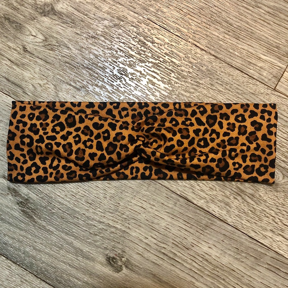 Animal Print Twisted Headband Handmade NEW